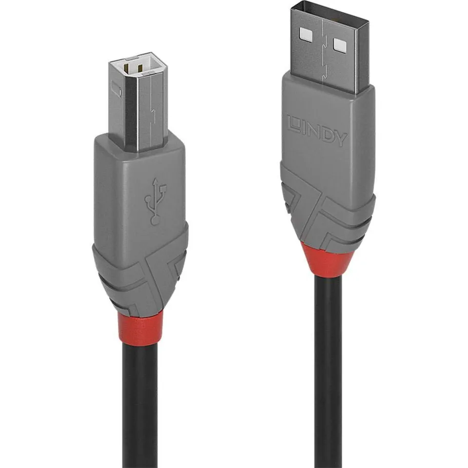 lindy-cavo-usb-2-0-tipo-a-a-tipo-b-anthra-line-7-5-m image 1
