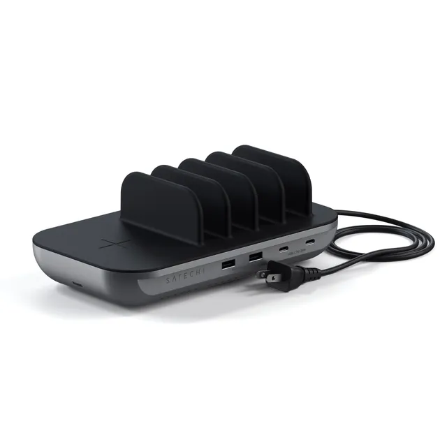 satechi-dock5-multi-device-charging-station-con-ricarica-wireless-qi image 1