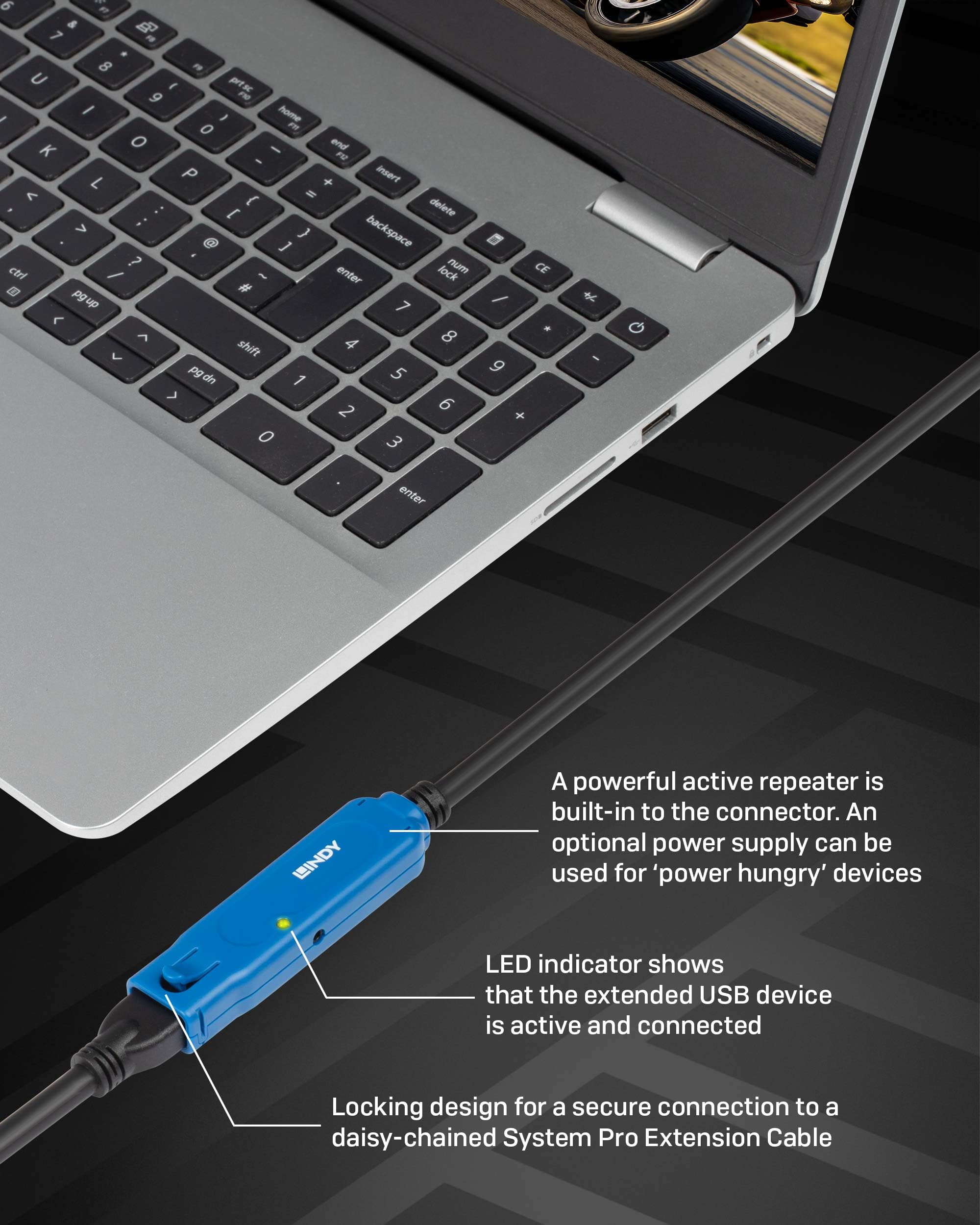 lindy-prolunga-attiva-usb-3-0-pro-15m-sistema-estensione image 5