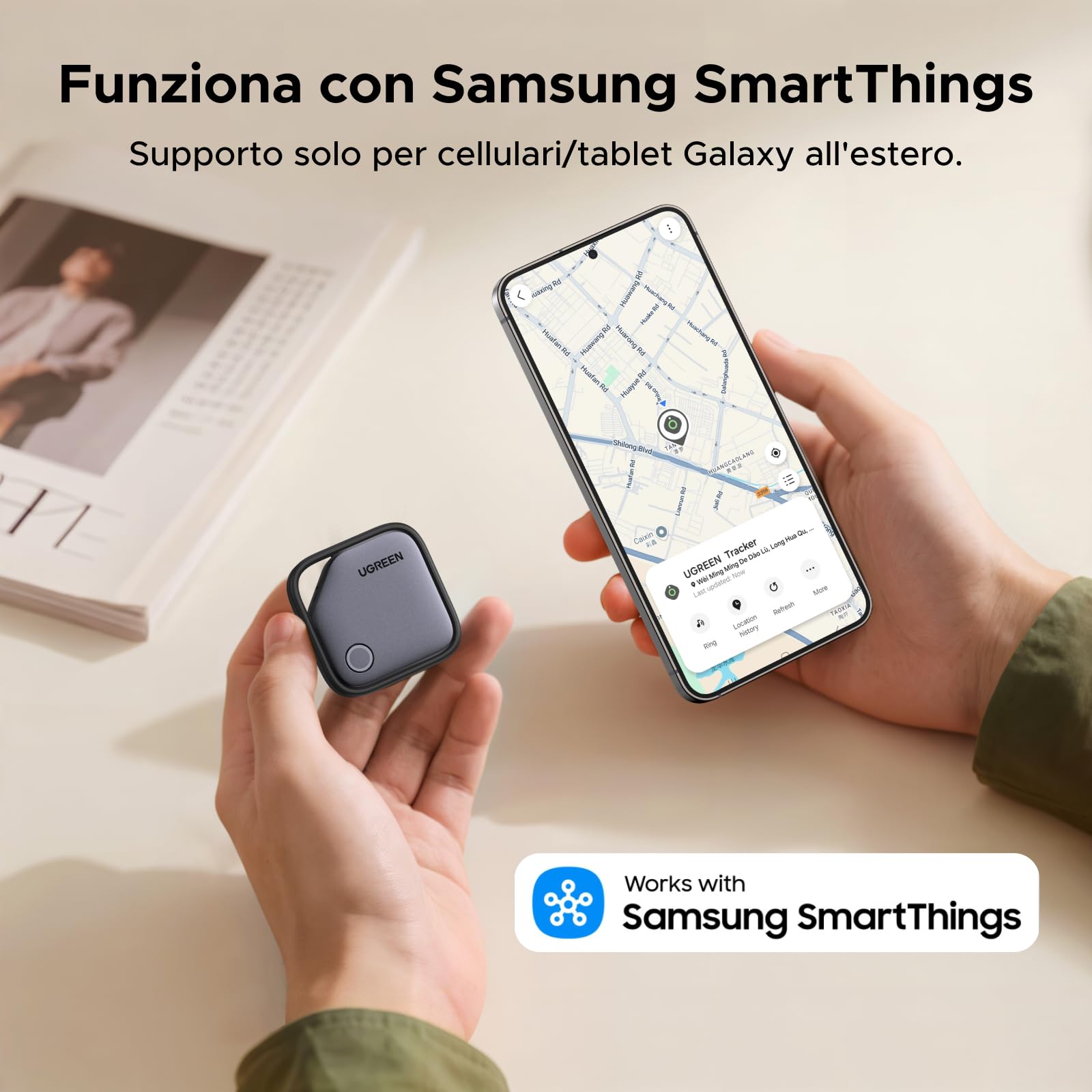 ugreen-finetrack-s-smart-finder-tag-samsung-smartthings-2-pezzi image 5