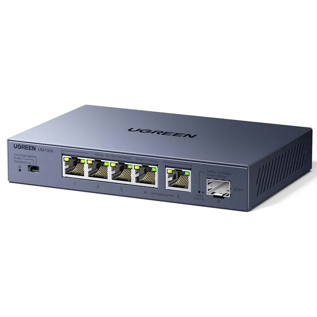 ugreen-switch-ethernet-2-5g-a-6-porte-5x2-5g-1x10g-sfp image 1