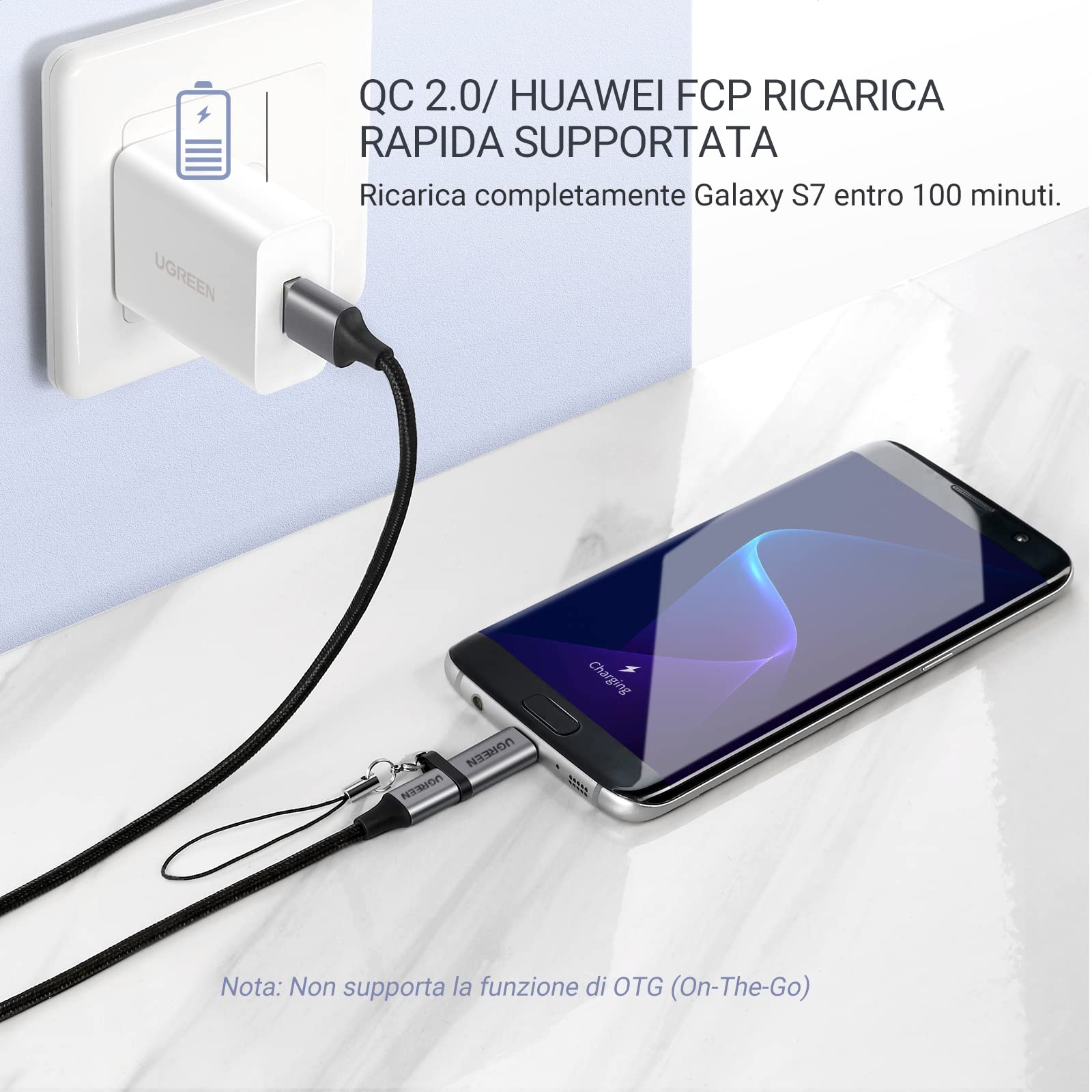 ugreen-adattatore-micro-usb-a-usb-c-2-pezzi-ricarica-rapida image 3