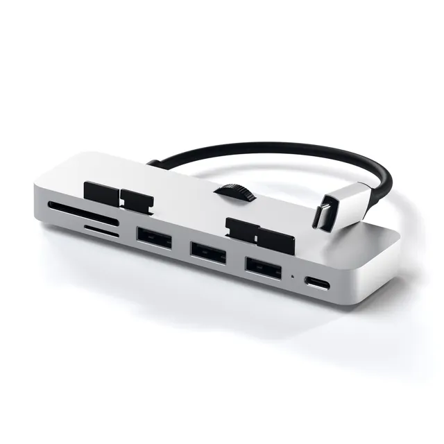 satechi-aluminum-type-c-clamp-hub-pro-per-imac-e-imac-pro image 1