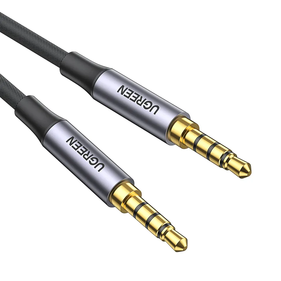 ugreen-cavo-jack-3-5mm-4-poli-1m-nylon-per-microfono-stereo image 1