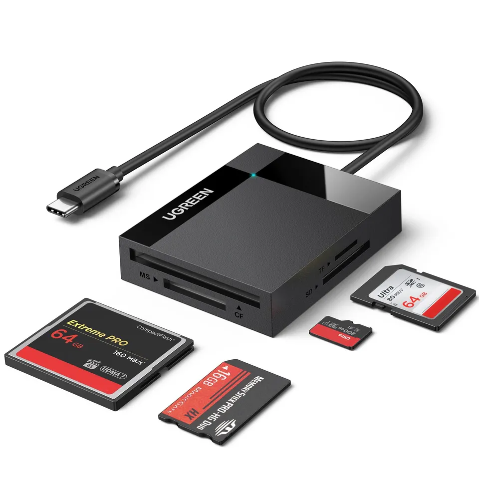 ugreen-lettore-schede-usb-c-4-in-1-sd-tf-cf-ms-fino-a-2tb-104mb-s image 1