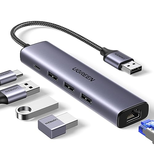ugreen-hub-usb-3-0-ethernet-rj45-gigabit-5-in-1-in-alluminio image 8