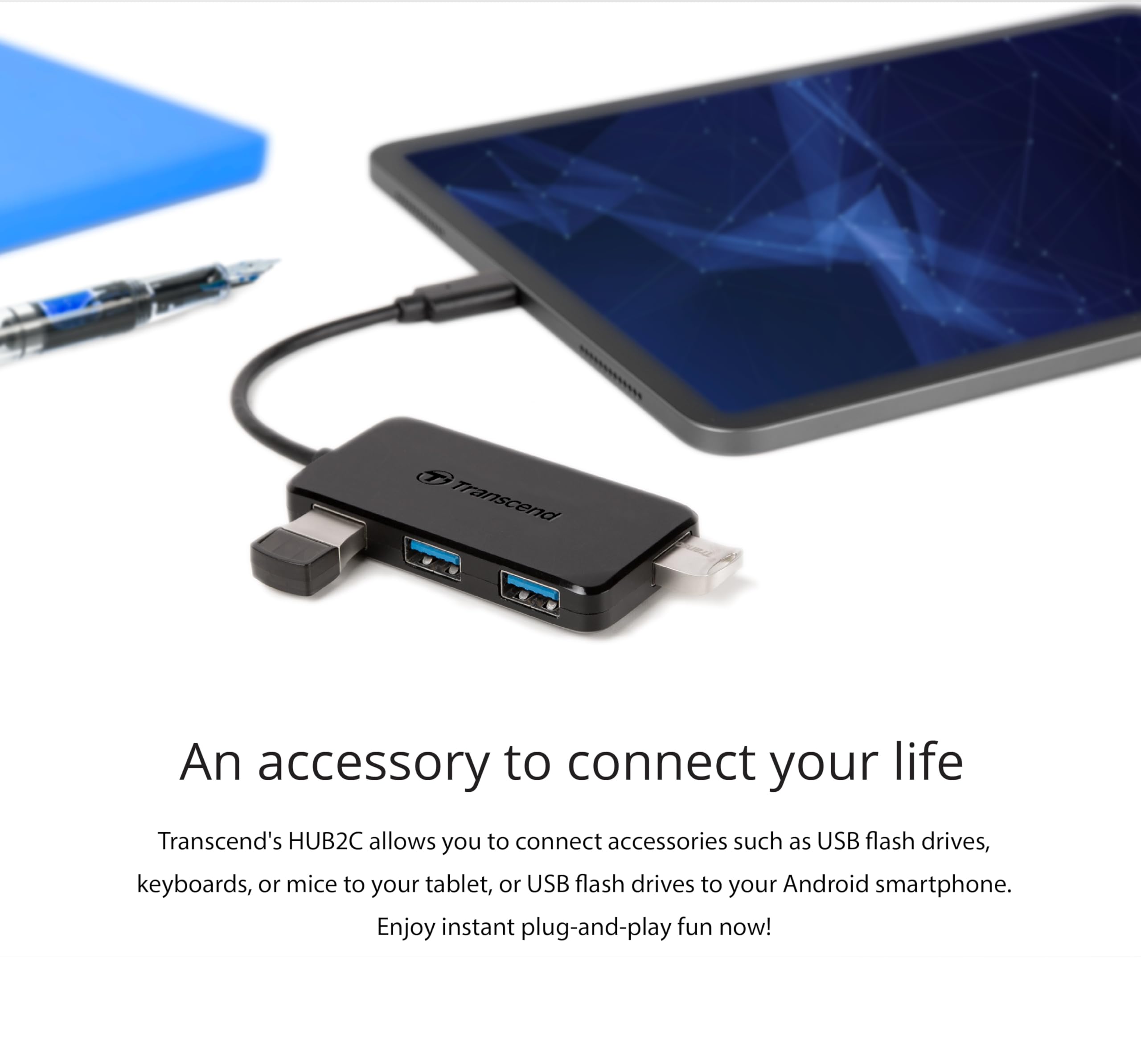transcend-ts-hub2c-hub-4-porte-type-c-usb-3-1-gen-1-5gbps image 6