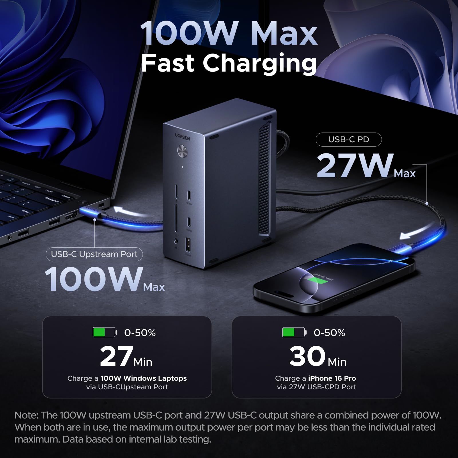 ugreen-revodok-pro-hub-usb-c-14-in-1-triplo-display-4k60hz-8k image 4