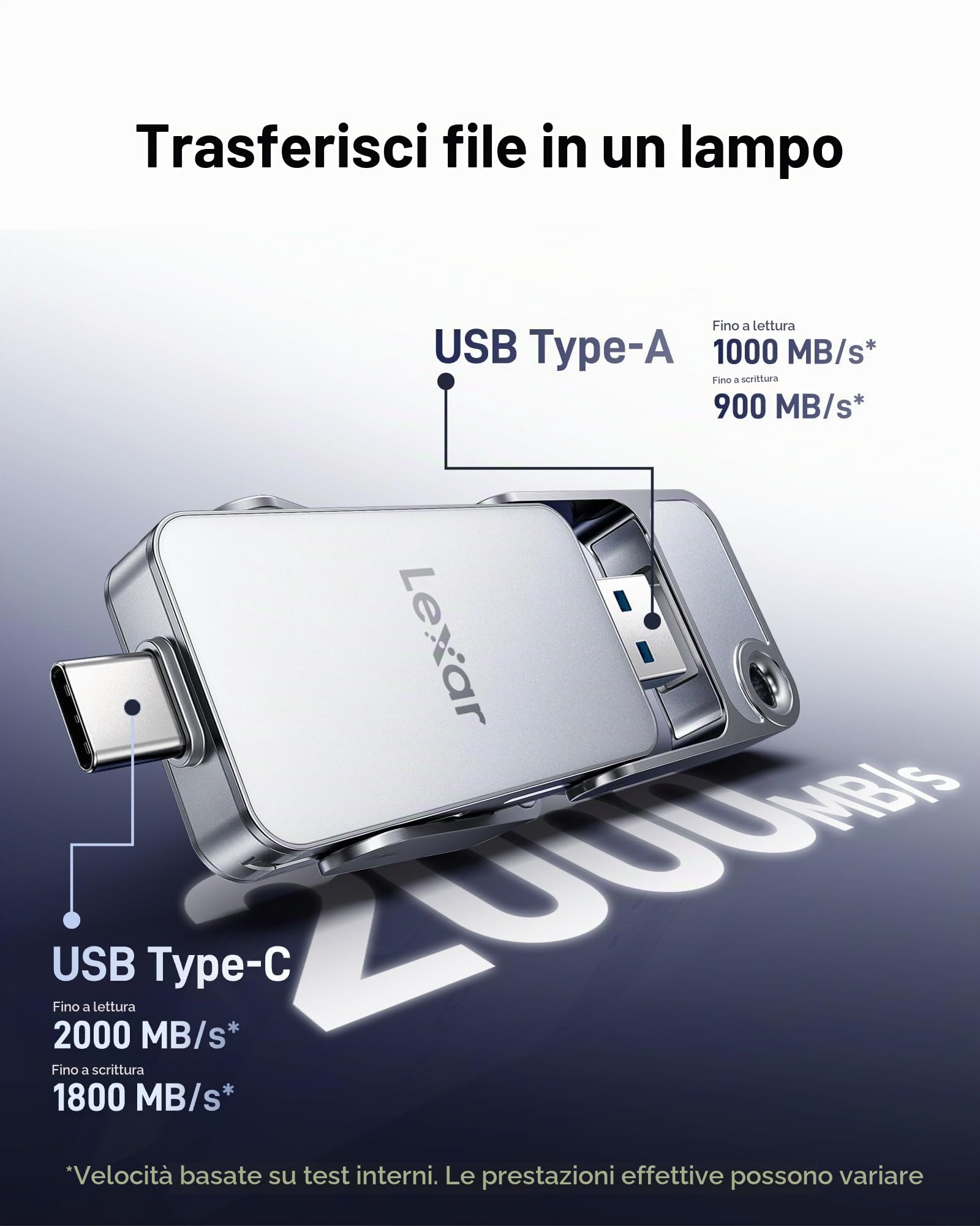 lexar-d70e-ssd-esterna-dual-drive-usb-c-usb-a-512gb-2000mb-s image 4