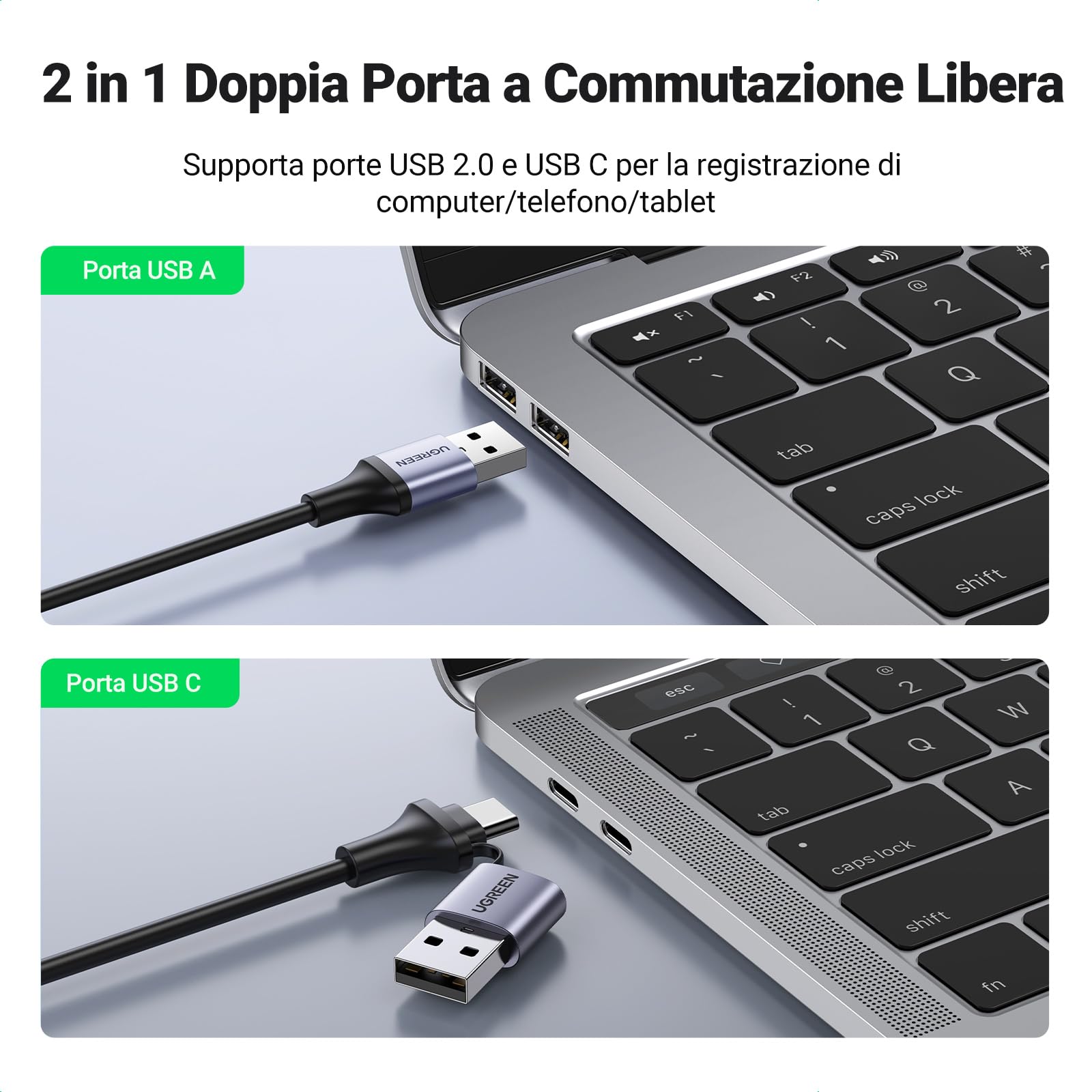 ugreen-scheda-di-acquisizione-video-hdmi-4k60hz-a-usb-c-registrazione-1080p30 image 3