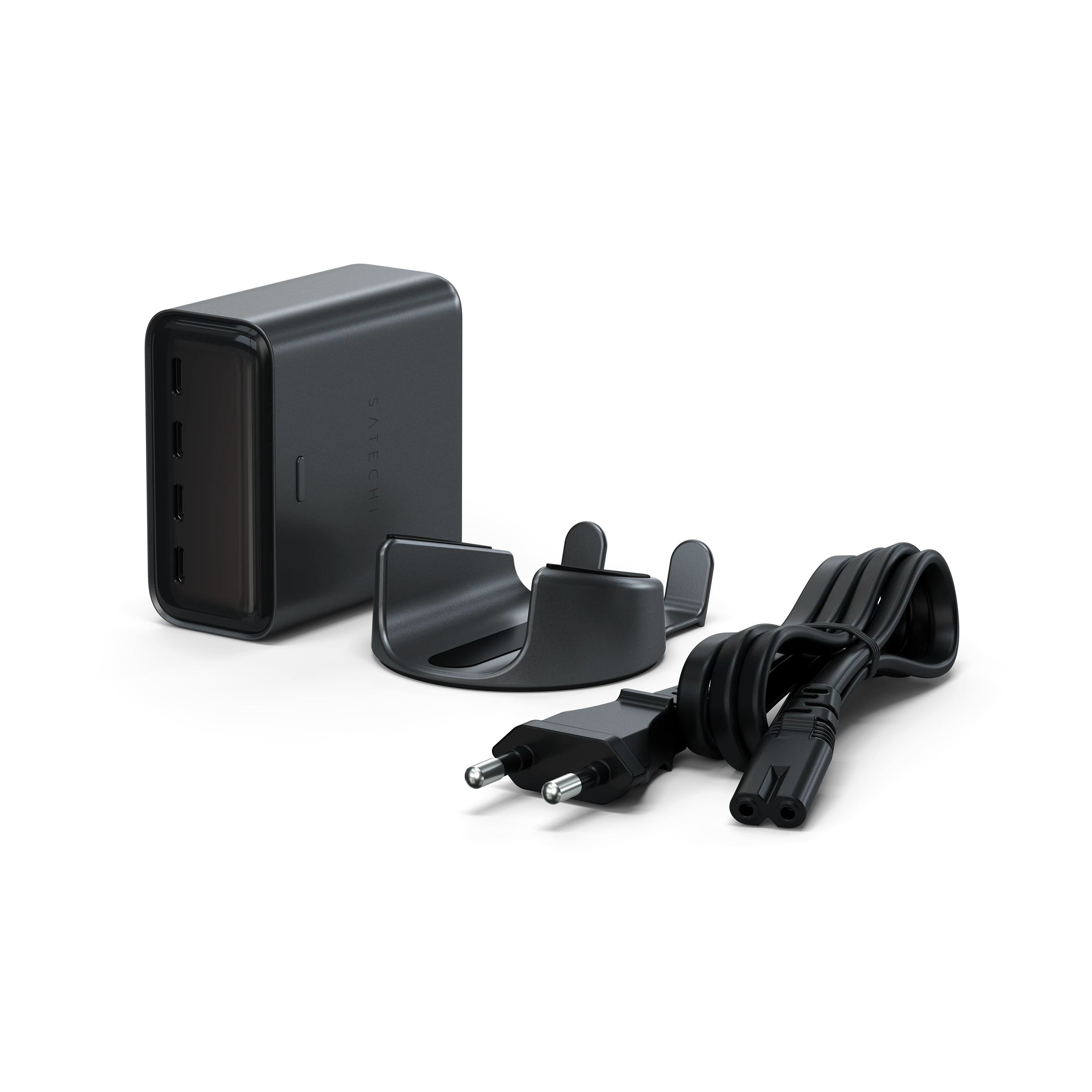 satechi-chargeview-140w-desktop-charger-usb-c-gan-con-display image 8