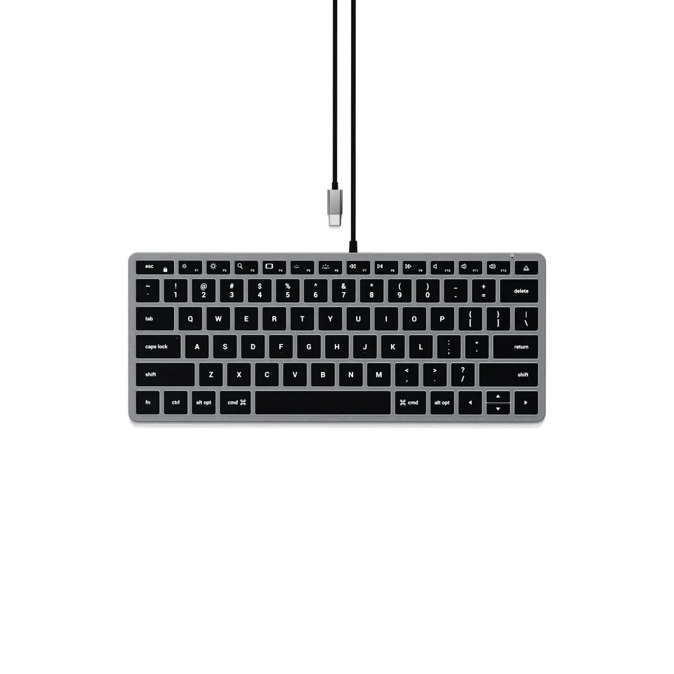 satechi-slim-w1-tastiera-cablata-retroilluminata-usb-c-per-mac image 1