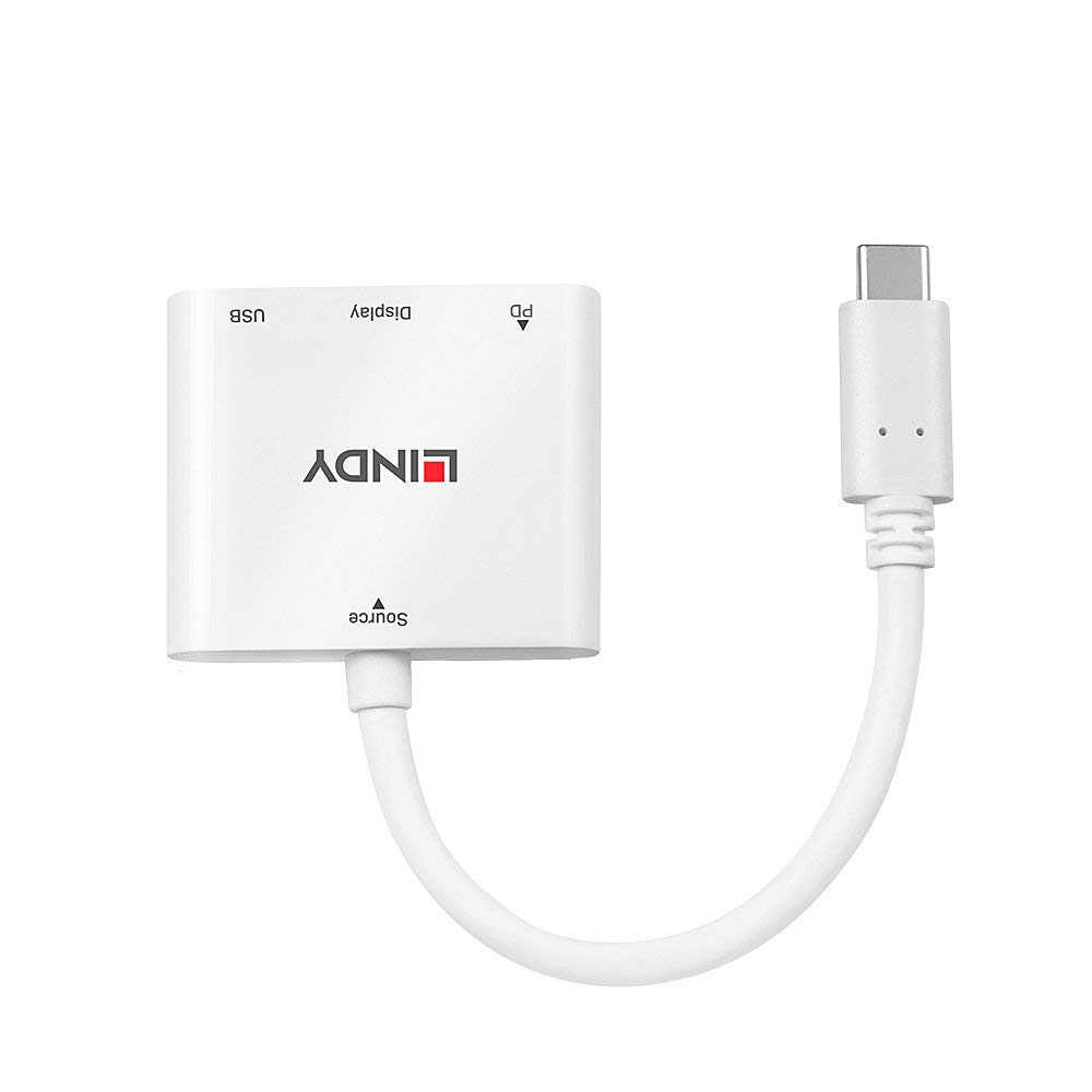 lindy-convertitore-usb-c-a-hdmi-4k30-con-usb-a-e-power-delivery-60w image 2