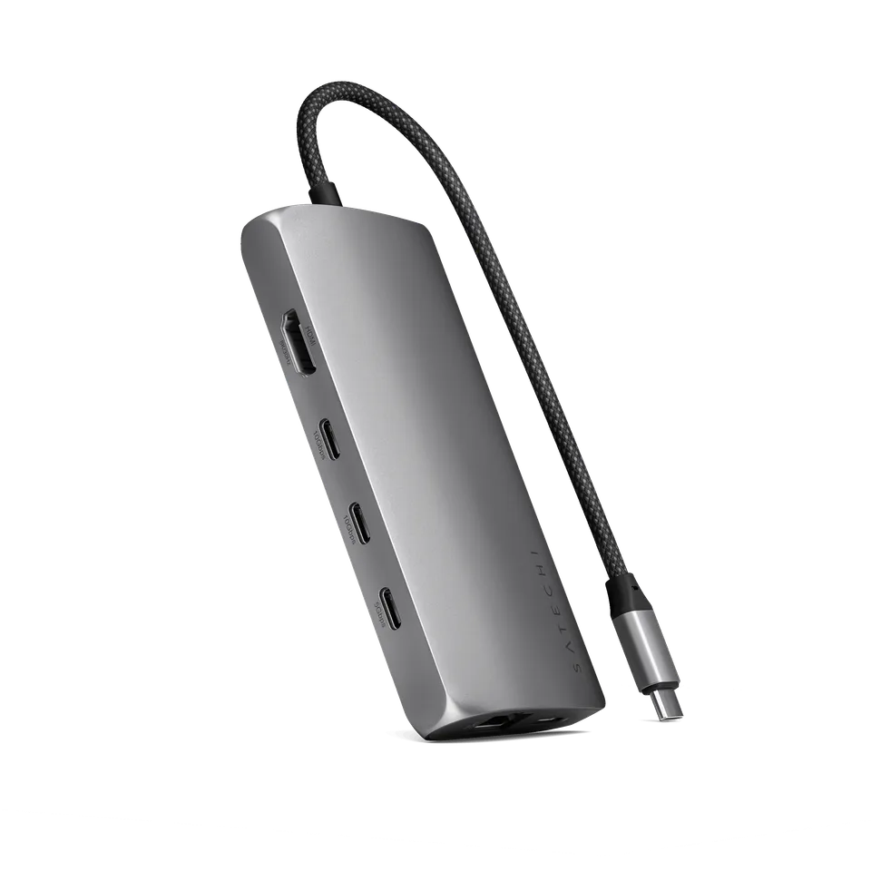 satechi-usb-c-multiport-adapter-8k-with-ethernet-v3-hub-hdmi-2-1 image 1