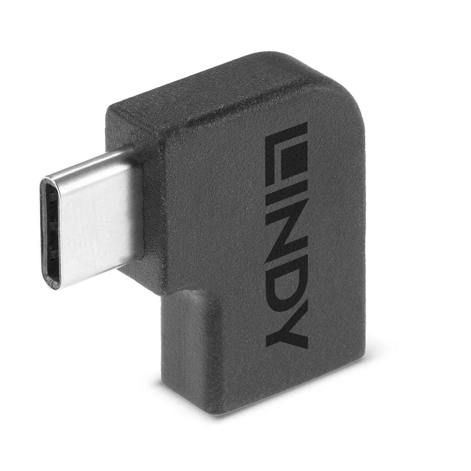 lindy-adattatore-usb-3-2-tipo-c-90-20gbps-antistrappo image 1