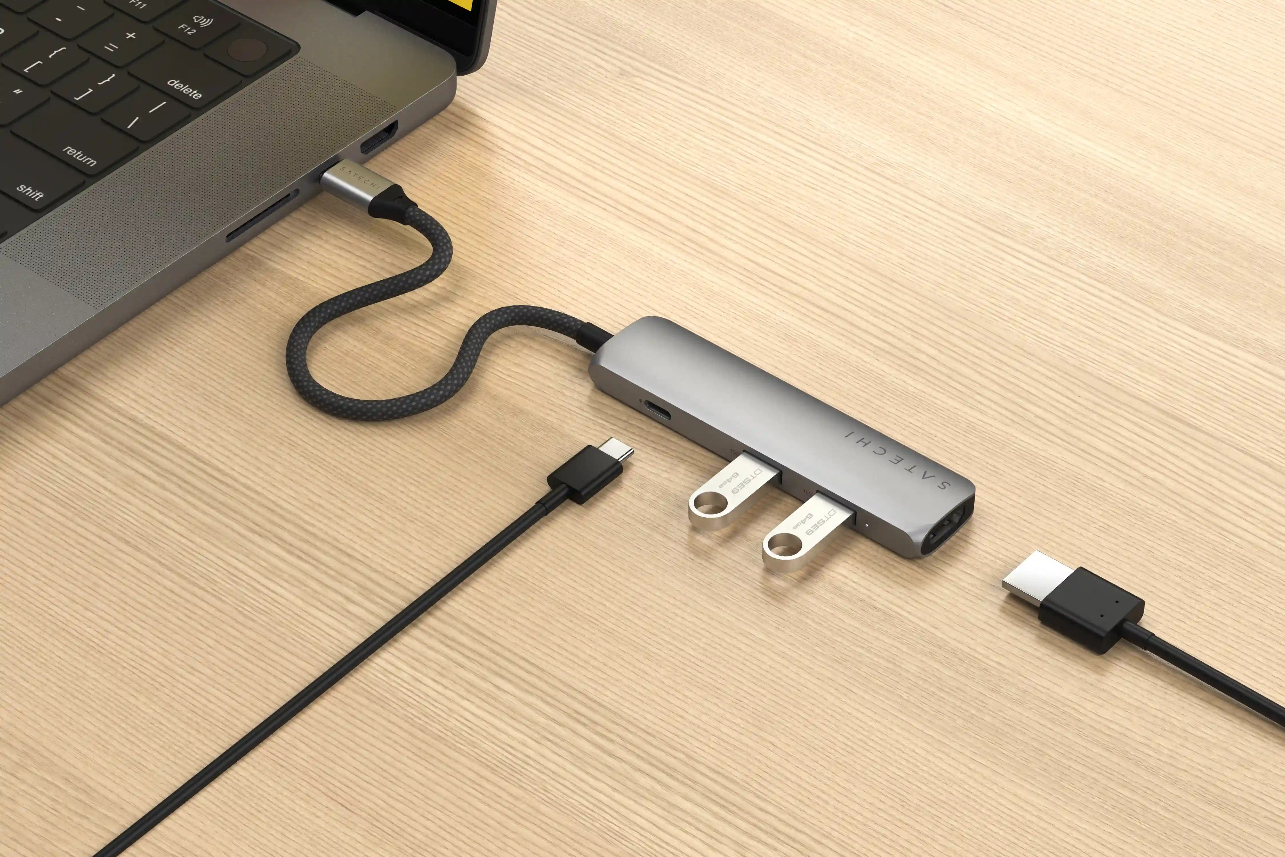 satechi-4-in-1-usb-c-slim-multiport-adapter-4k image 4