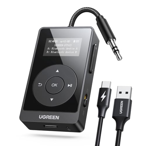ugreen-trasmettitore-ricevitore-bluetooth-5-3-aptx-con-display-lcd-32h image 8