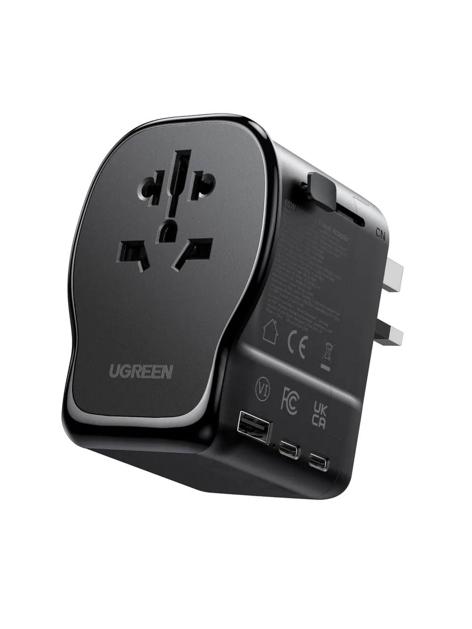 ugreen-adattatore-da-viaggio-universale-65w-gan-2-usb-c-usb-a image 1