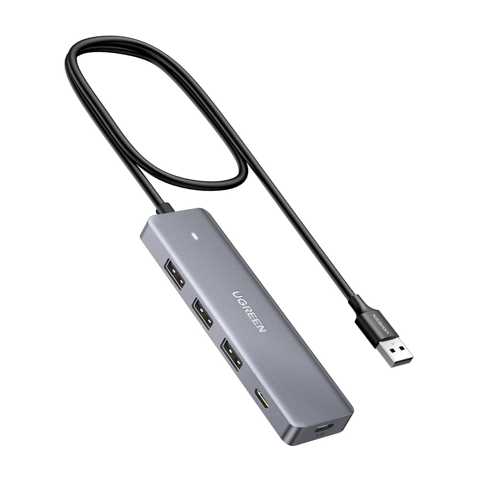 ugreen-hub-usb-3-0-4-porte-5gbps-con-cavo-60cm image 1