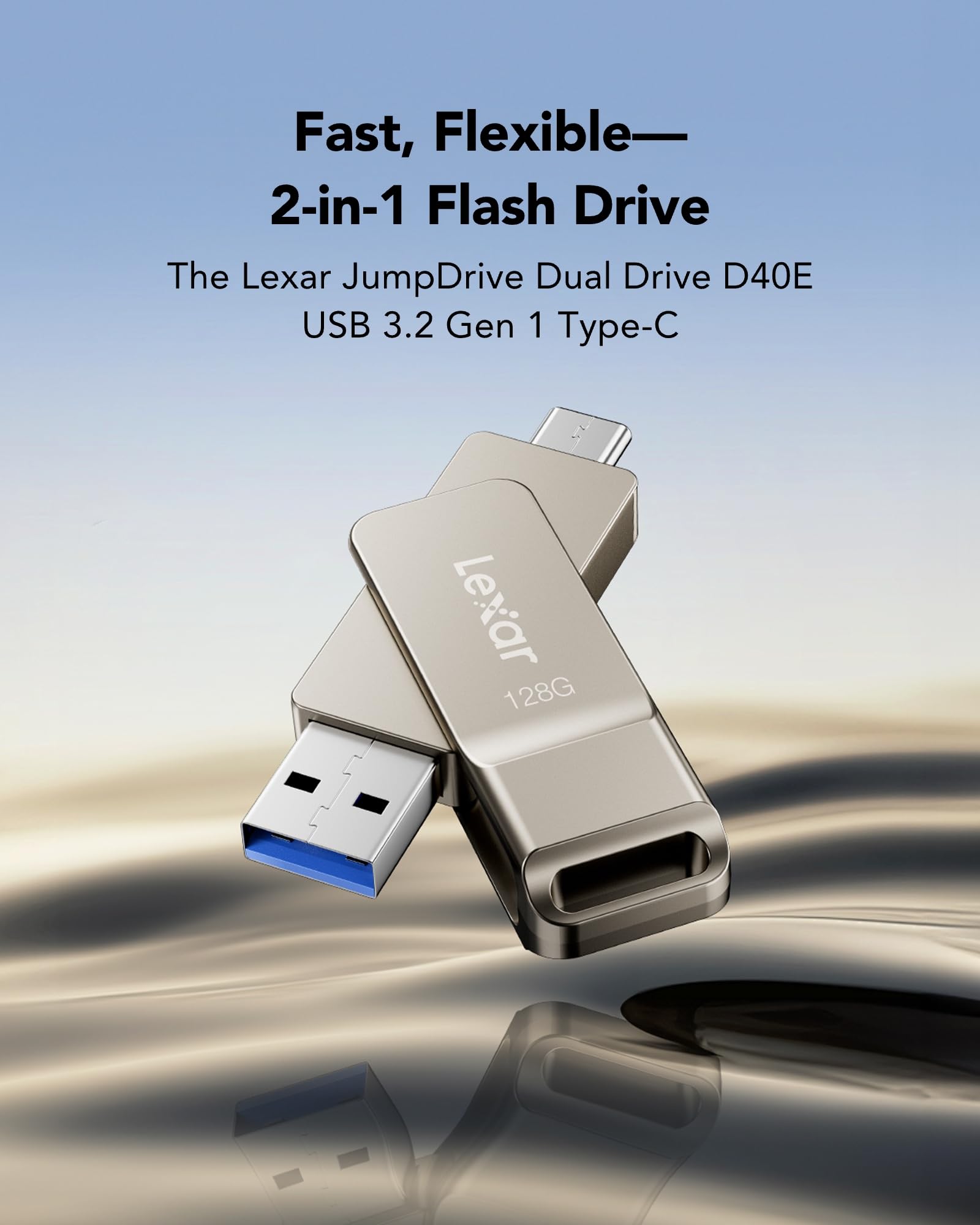 lexar-jumpdrive-dual-drive-d40e-128gb-usb-a-usb-c-champagne-argento image 3