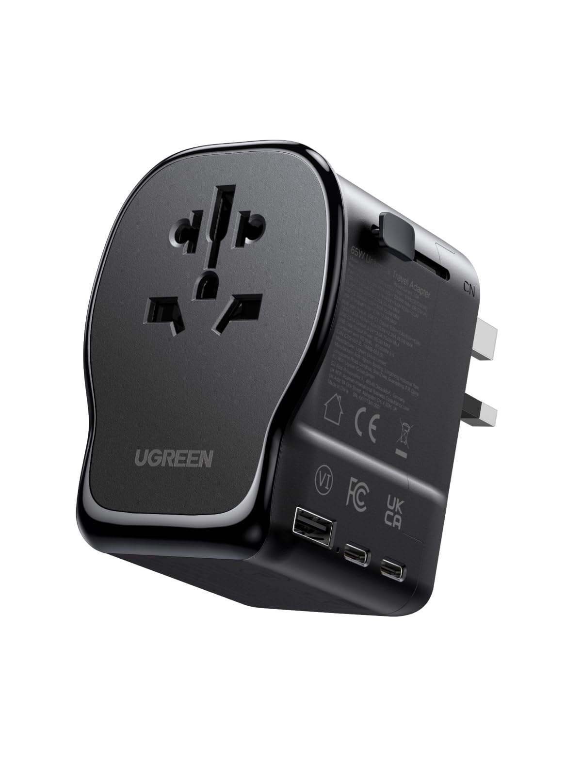 ugreen-adattatore-da-viaggio-universale-65w-gan-2-usb-c-usb-a image 1
