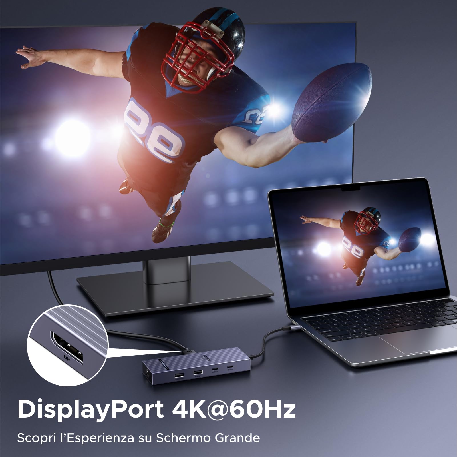 ugreen-revodok-pro-hub-usb-c-7-in-1-con-displayport-4k-60hz-ed-ethernet-gigabit image 3