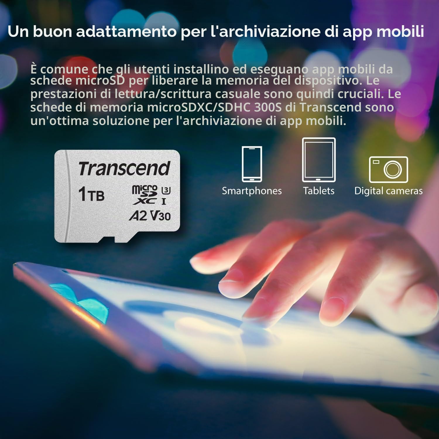 transcend-300s-scheda-microsdxc-128-gb-classe-10-uhs-i-95-45-mb-s image 2