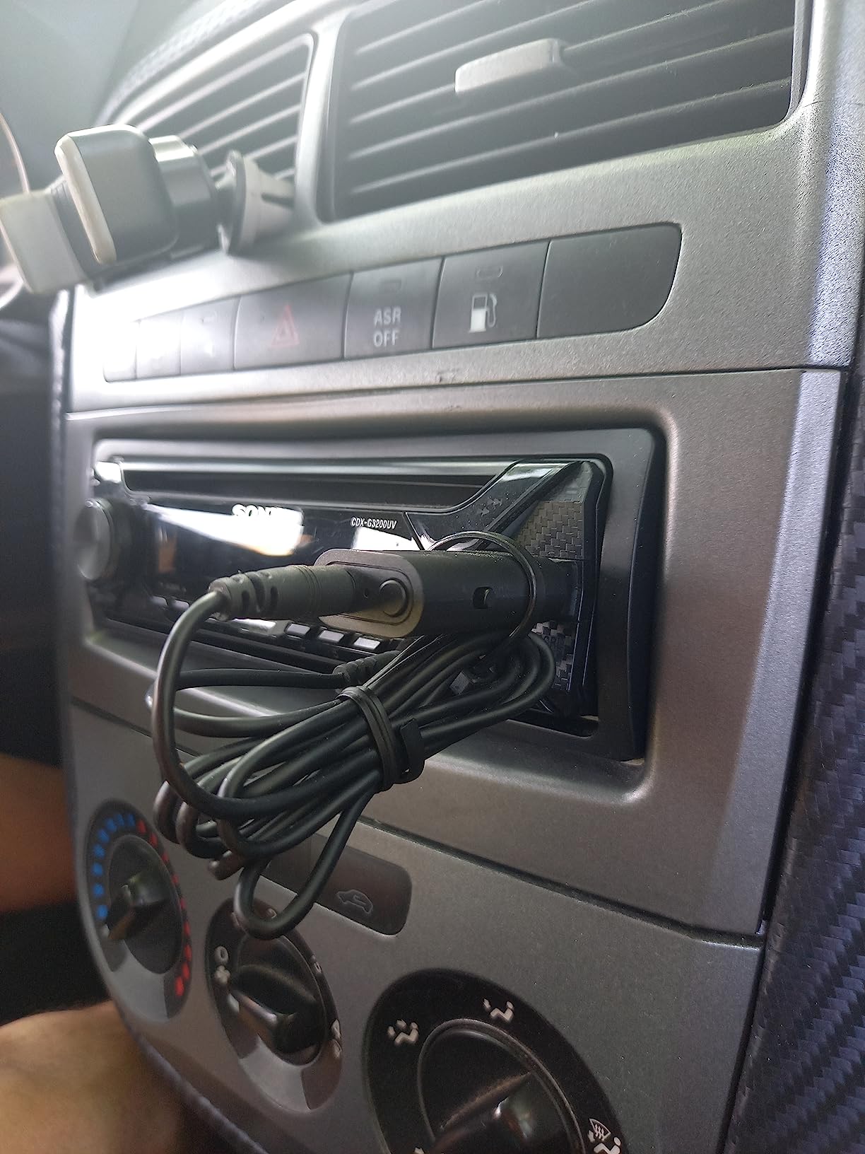 Perfetto in auto vecchia