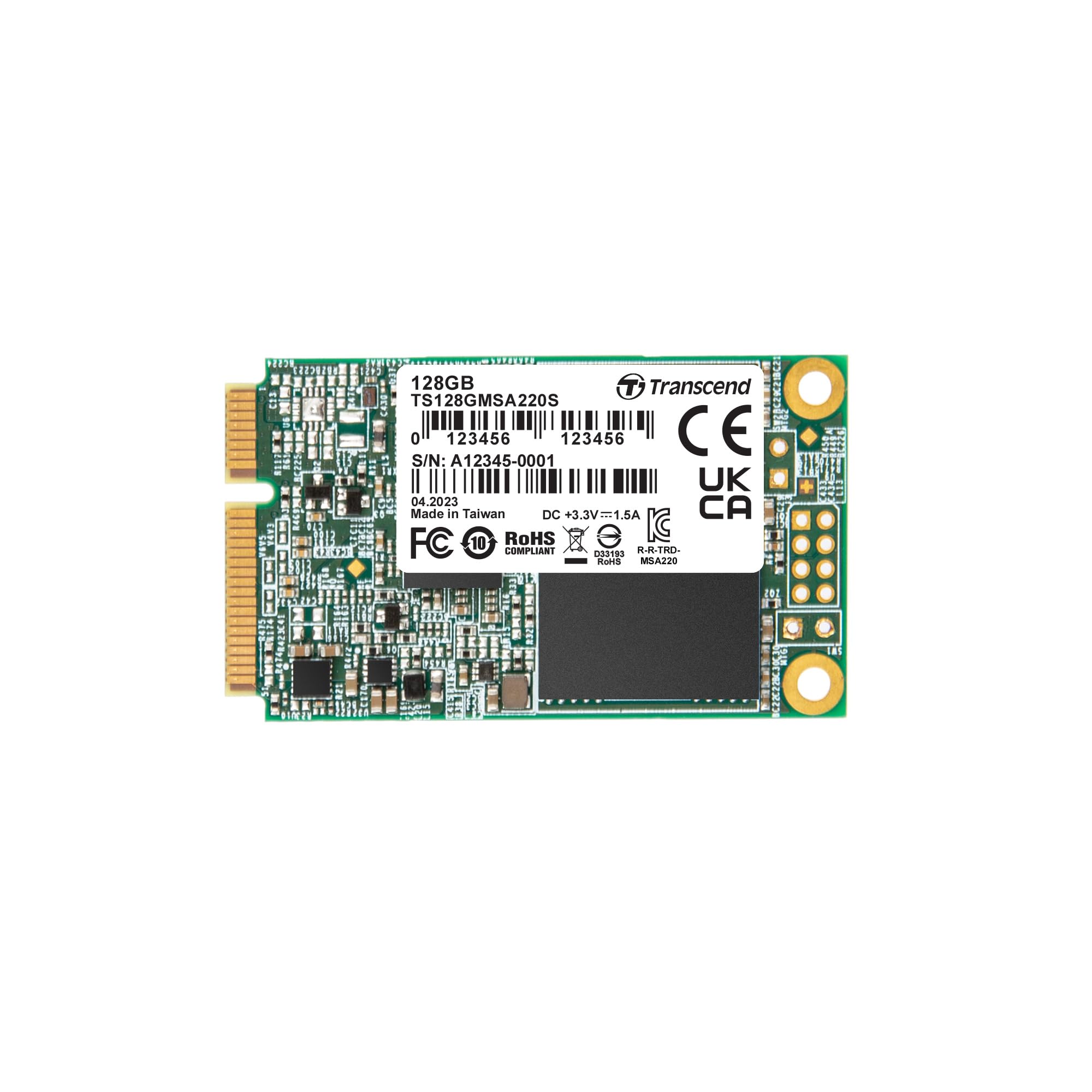 transcend-msa220s-msata-ssd-128gb-sata-iii-6gb-s image 1