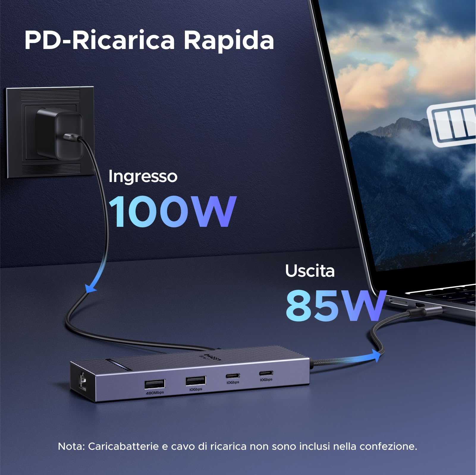 ugreen-revodok-pro-hub-usb-c-7-in-1-con-displayport-4k-60hz-ed-ethernet-gigabit image 6