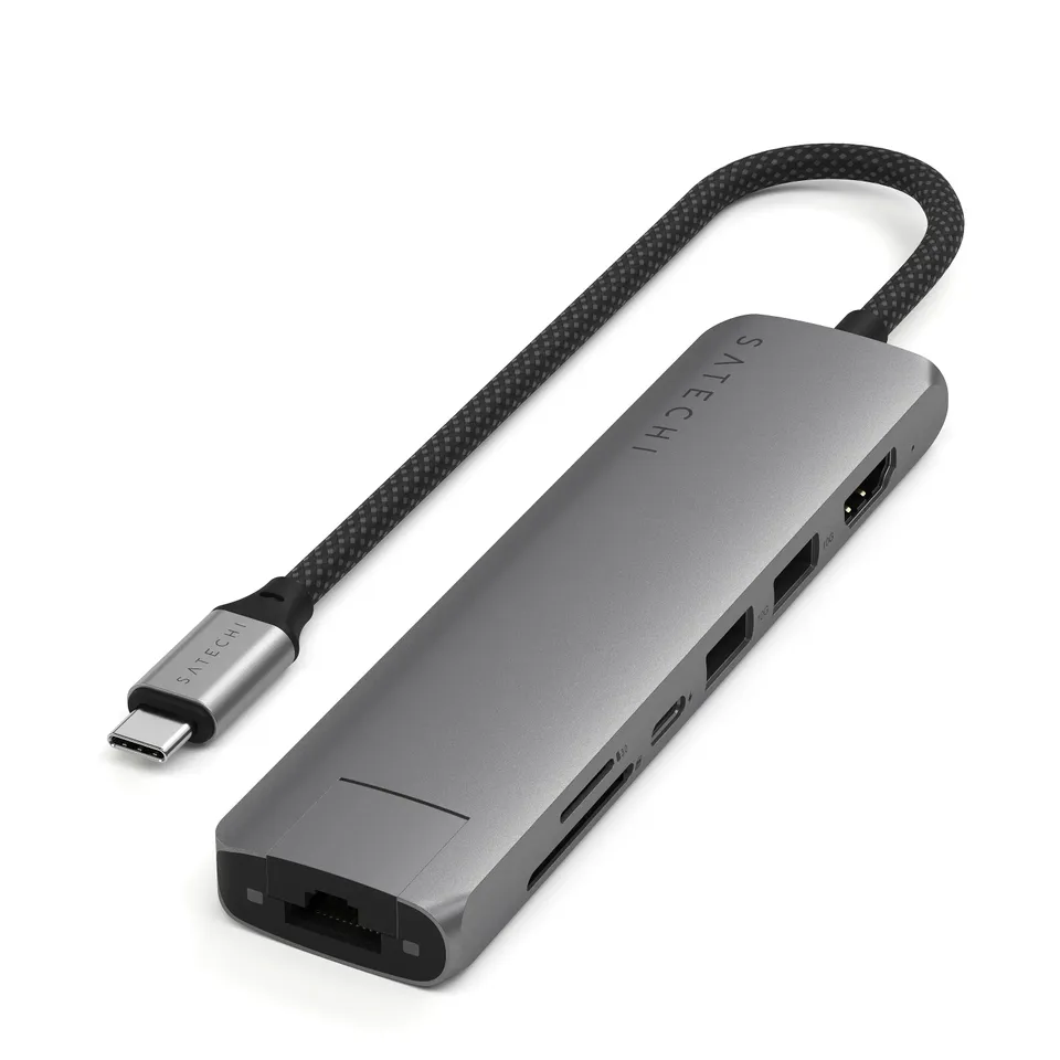 satechi-7-in-1-usb-c-slim-multiport-adapter-with-ethernet image 1