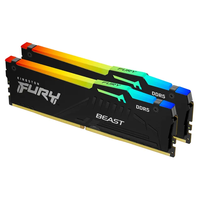 kingston-fury-beast-nero-rgb-32gb-2x16gb-ddr5-5600mt-s-cl36-dimm-kit image 1