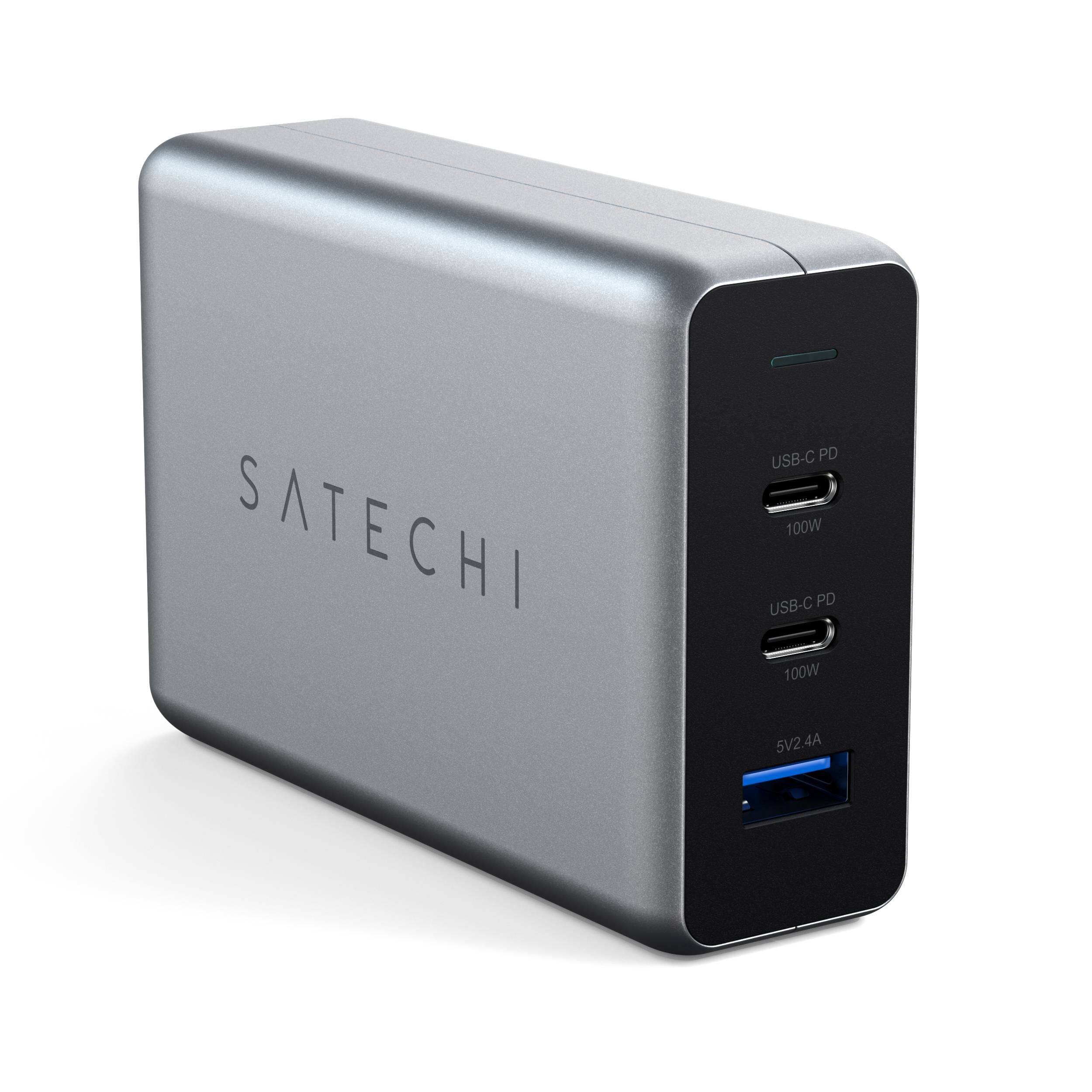 satechi-caricatore-100w-usb-c-pd-compact-gan-3-porte image 1