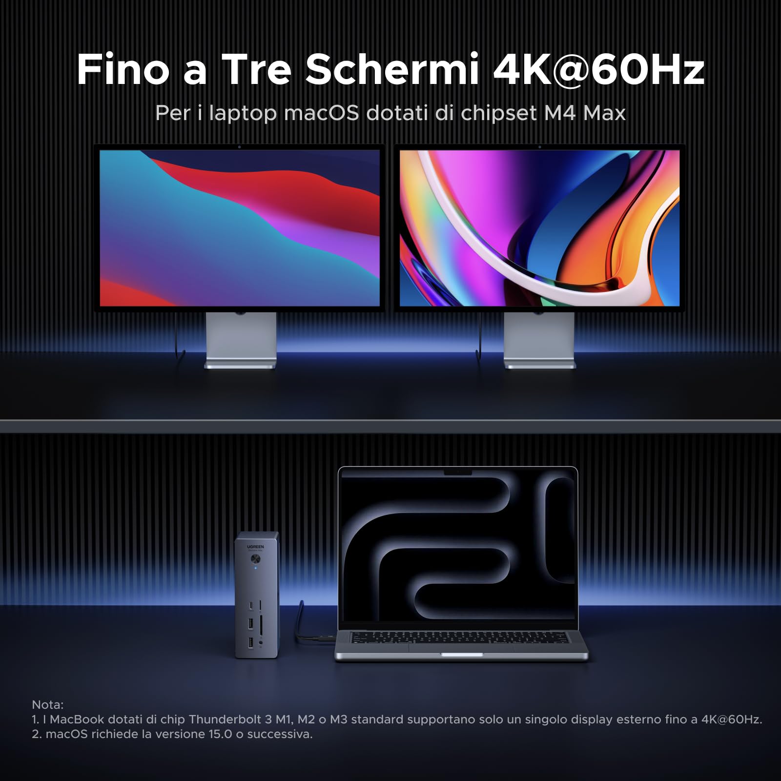 ugreen-revodok-max-docking-station-thunderbolt-5-13-in-1-140w-triplo-4k image 4
