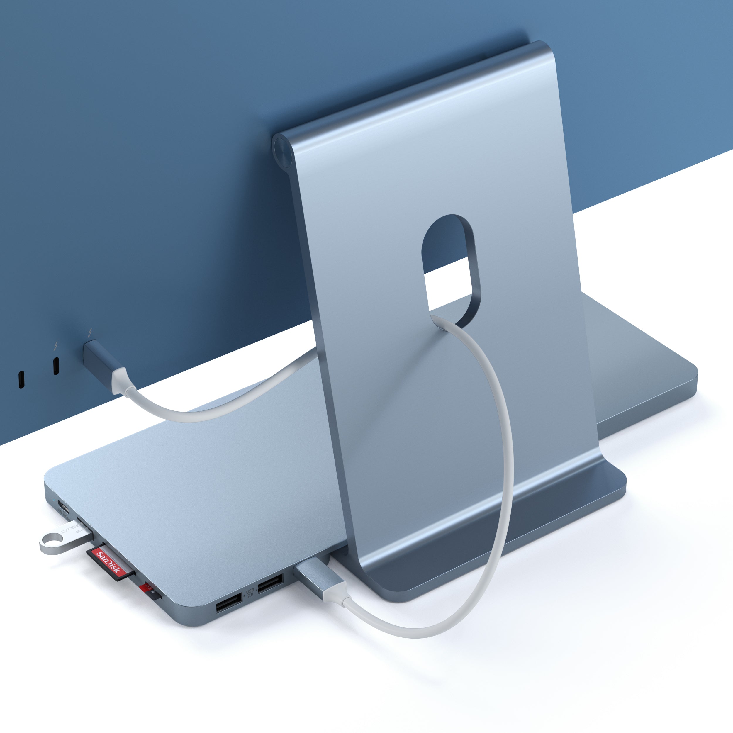 satechi-usb-c-slim-dock-per-imac-24-2021-2023-con-enclosure-nvme-sata image 7