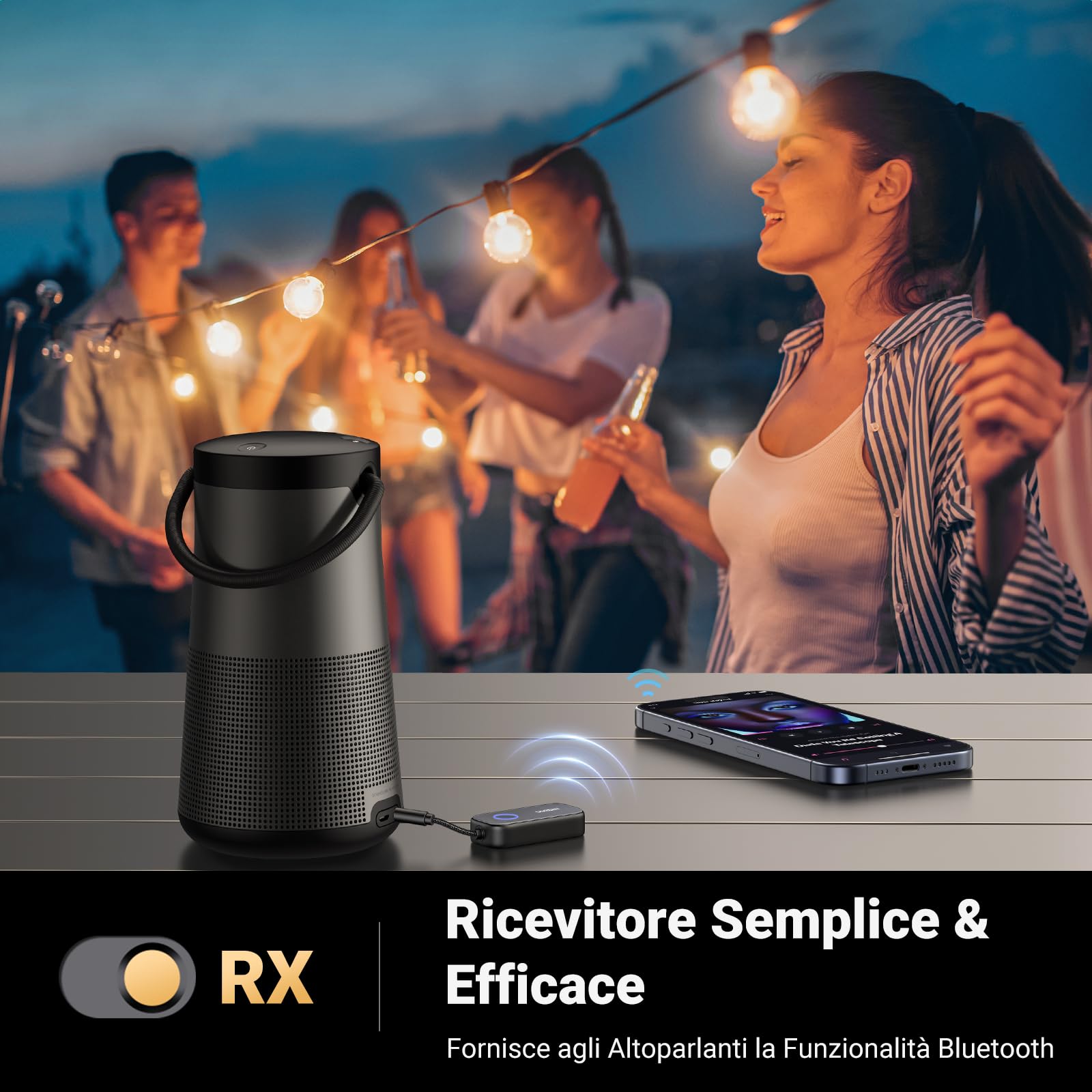 ugreen-trasmettitore-ricevitore-bluetooth-5-3-jack-2-in-1-con-microfono-28h-auto image 7