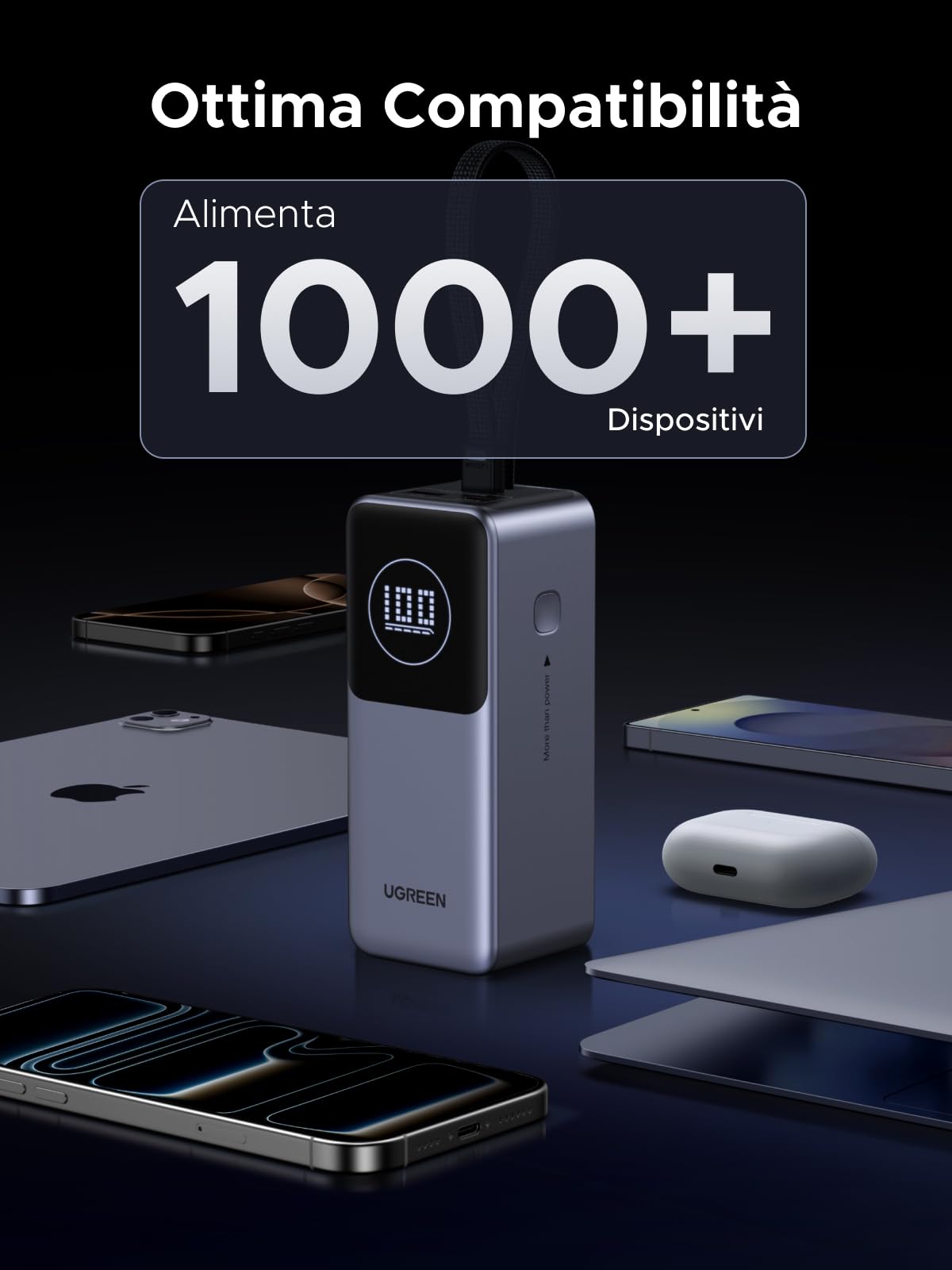 ugreen-nexode-pro-130w-power-bank-20000mah-con-cavo-usb-c-integrato-pd-100w image 8