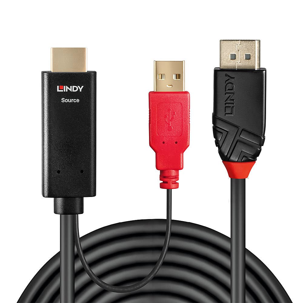 lindy-cavo-adattatore-hdmi-a-displayport-0-5-m image 2