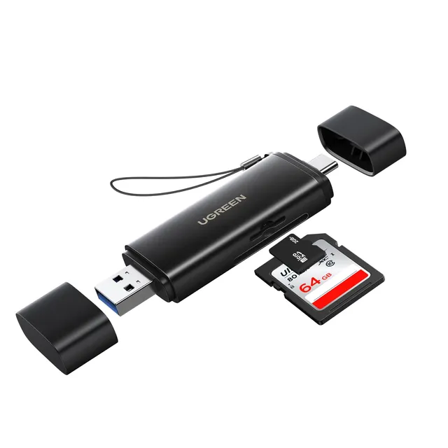 ugreen-lettore-schede-sd-4-0-uhs-ii-usb-c-usb-a-312mb-s-alluminio-sd-microsd-2tb image 1