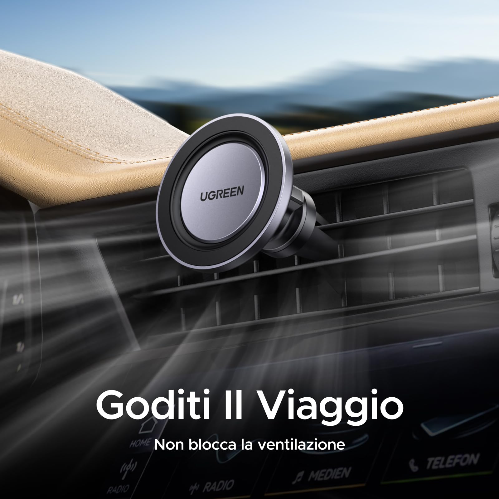 ugreen-supporto-telefono-auto-magnetico-magsafe-per-bocchetta-con-anello-n52-360 image 7
