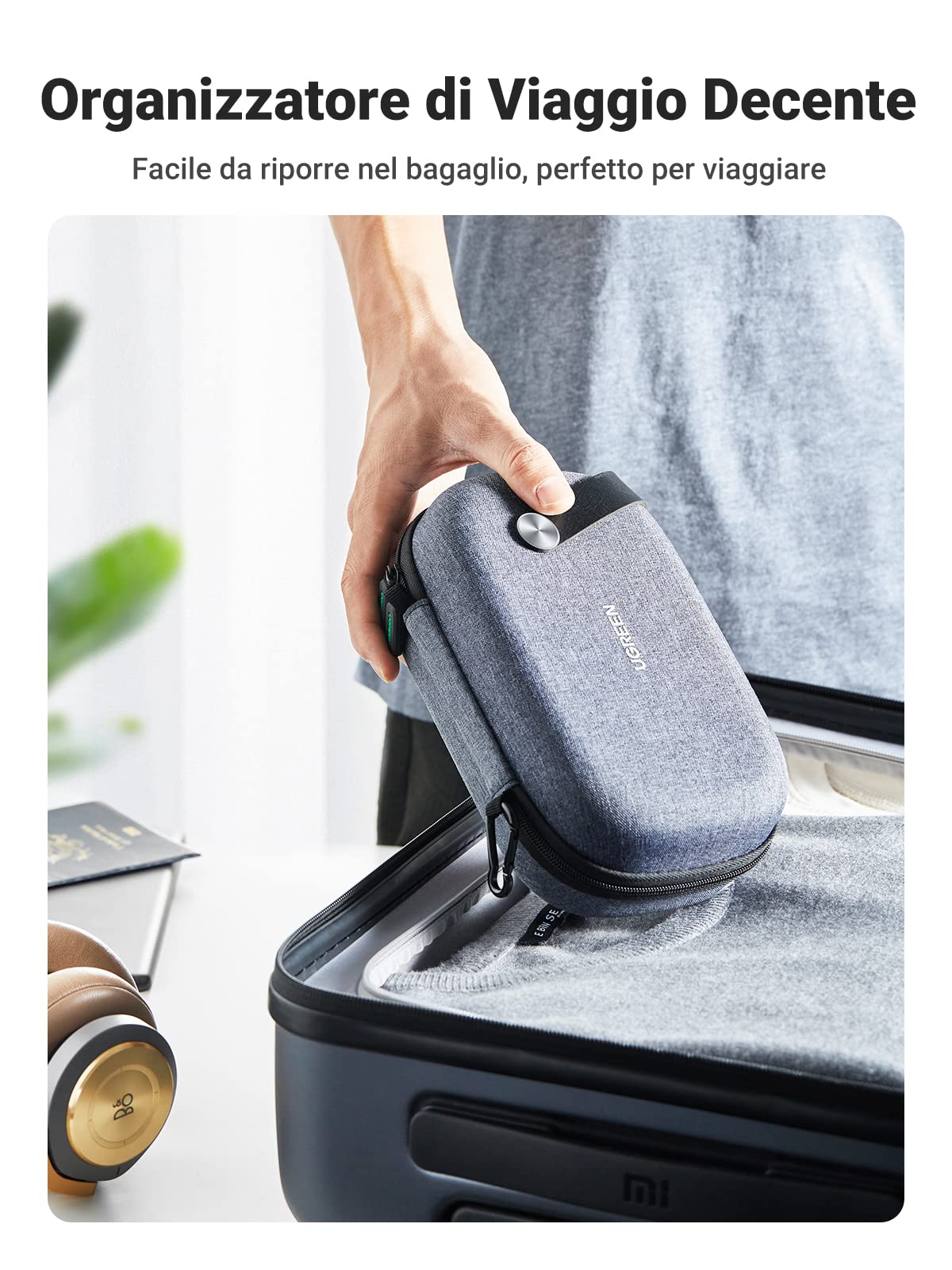 ugreen-borsa-organizer-cavi-da-viaggio-impermeabile-blu-doppio-strato-20-3-cm image 7