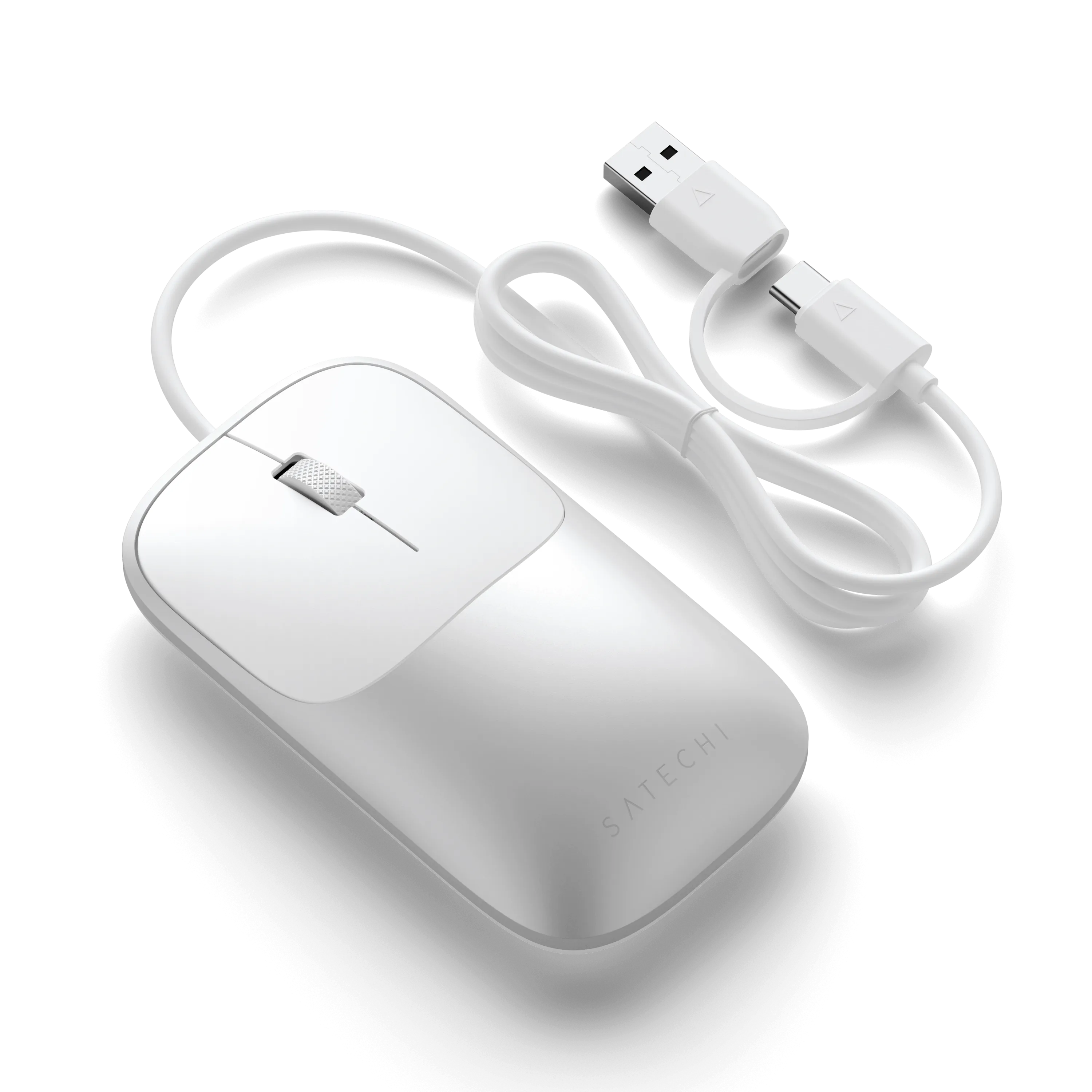 satechi-slim-lx-wired-mouse-usb-c-in-alluminio image 1