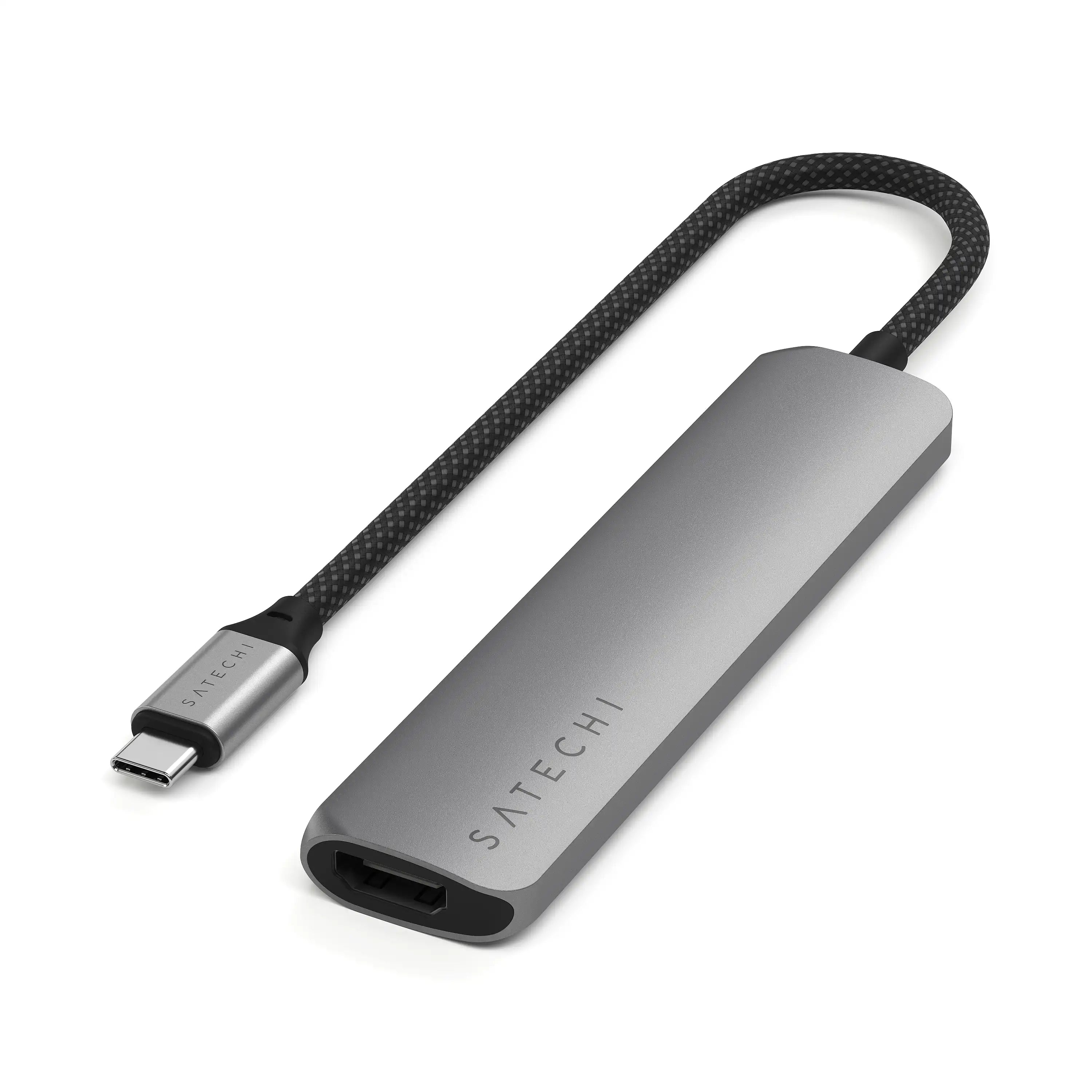 satechi-6-in-1-adattatore-multiporta-usb-c-slim-con-hdmi-4k-60hz image 1
