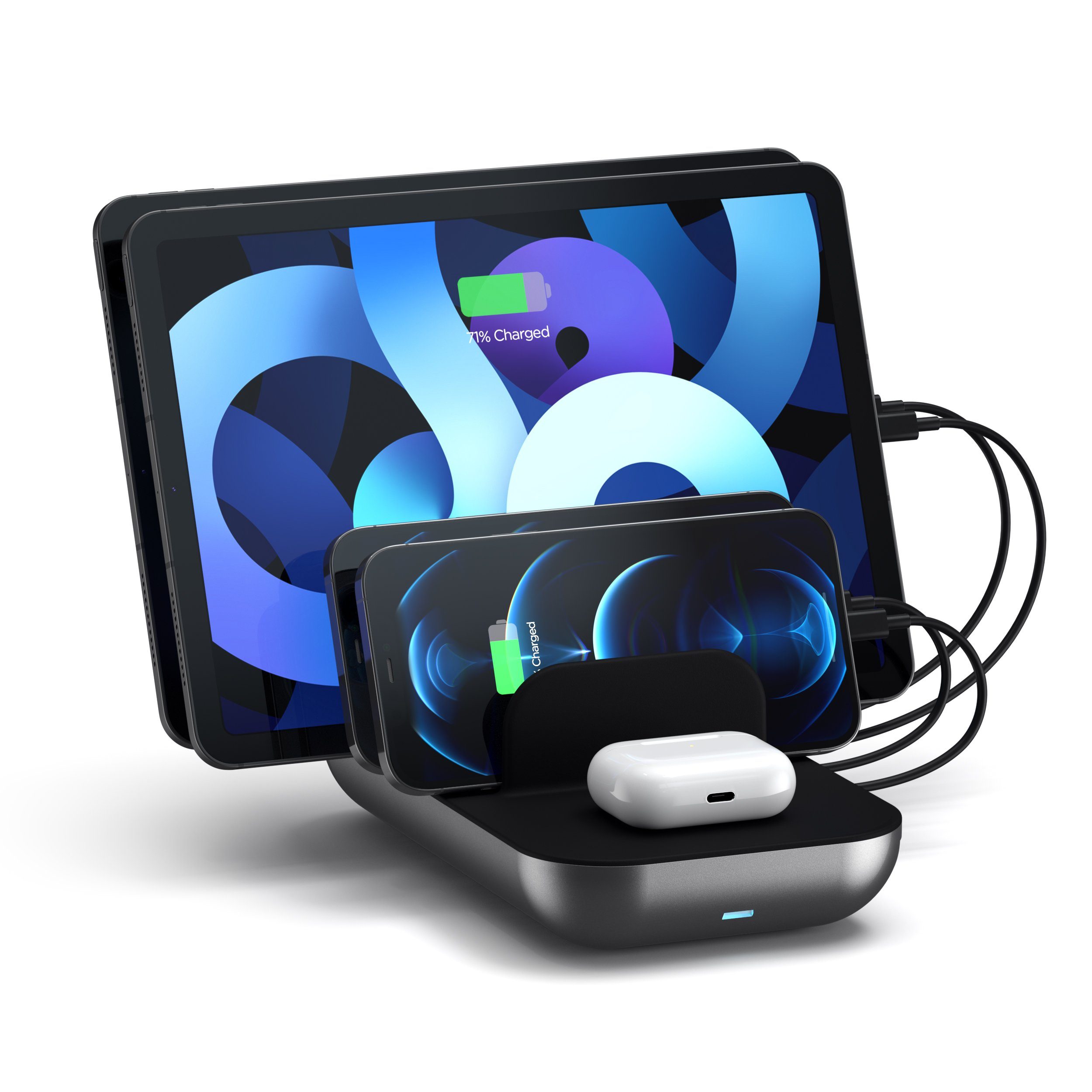satechi-dock5-multi-device-charging-station-con-ricarica-wireless-qi image 3