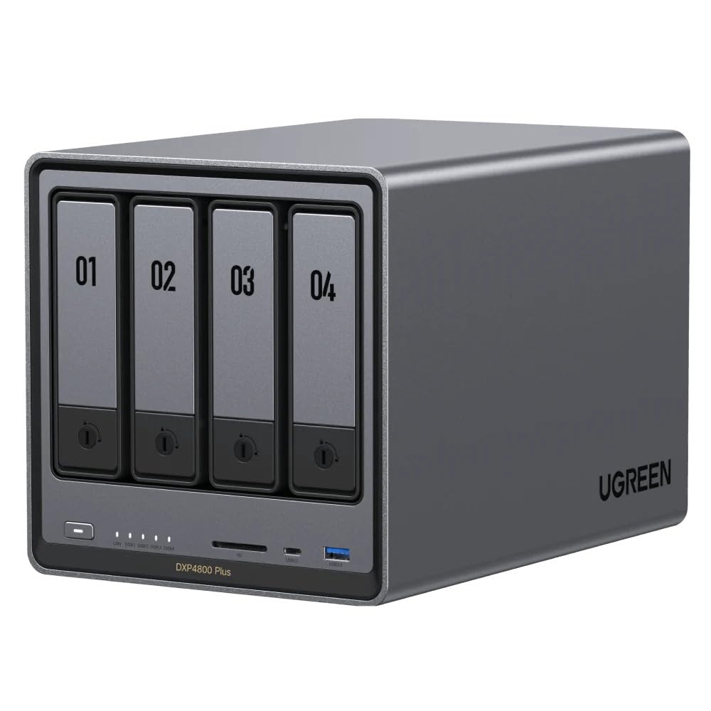 ugreen-nasync-dxp4800-plus-nas-4-bay-16tb-con-4x-wd-4tb image 1