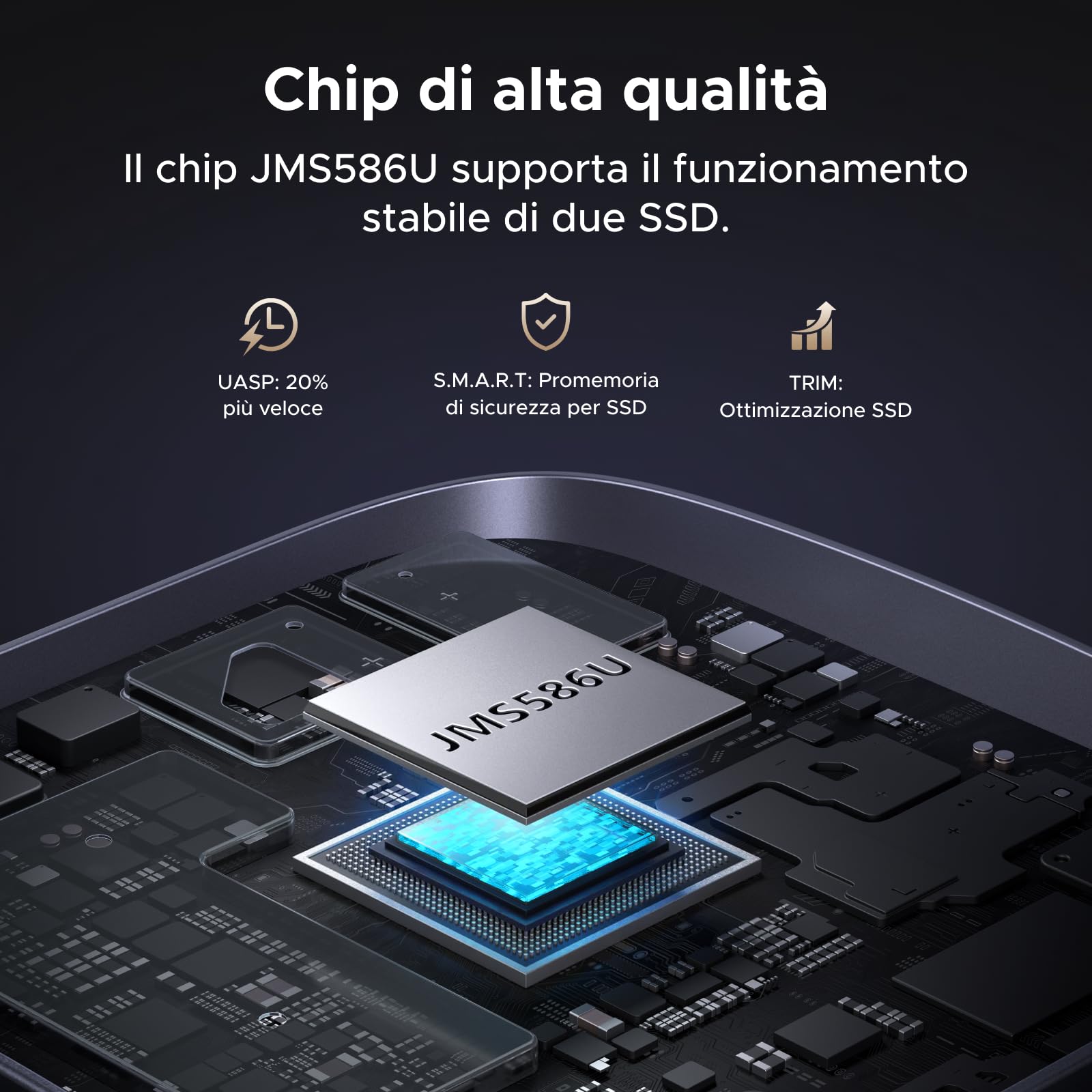 ugreen-stazione-di-docking-m-2-nvme-dual-bay-20gbps-usb-c-con-clonazione-offline image 4