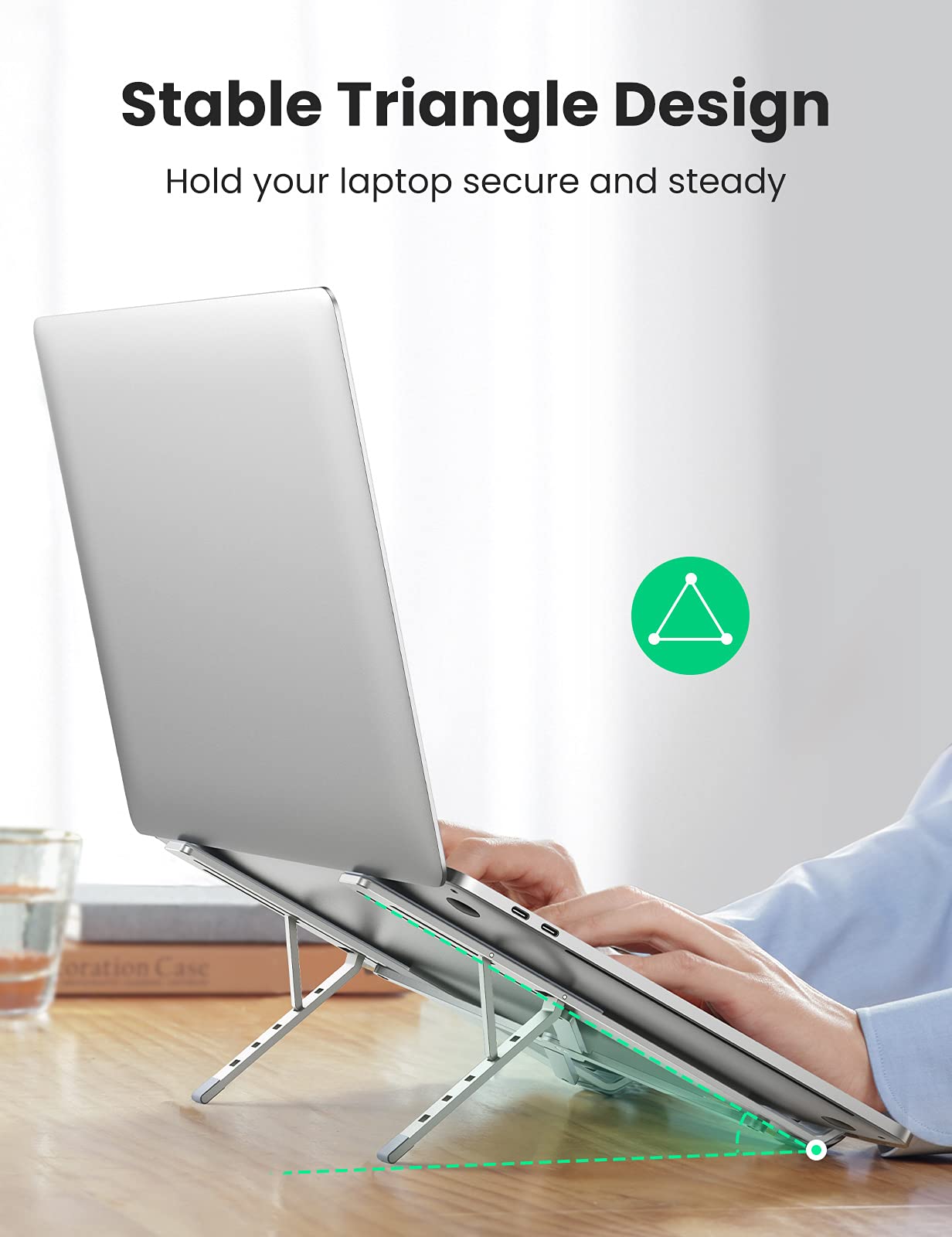 ugreen-supporto-per-laptop-in-alluminio-regolabile-5-livelli-12-17-3-pieghevole image 4