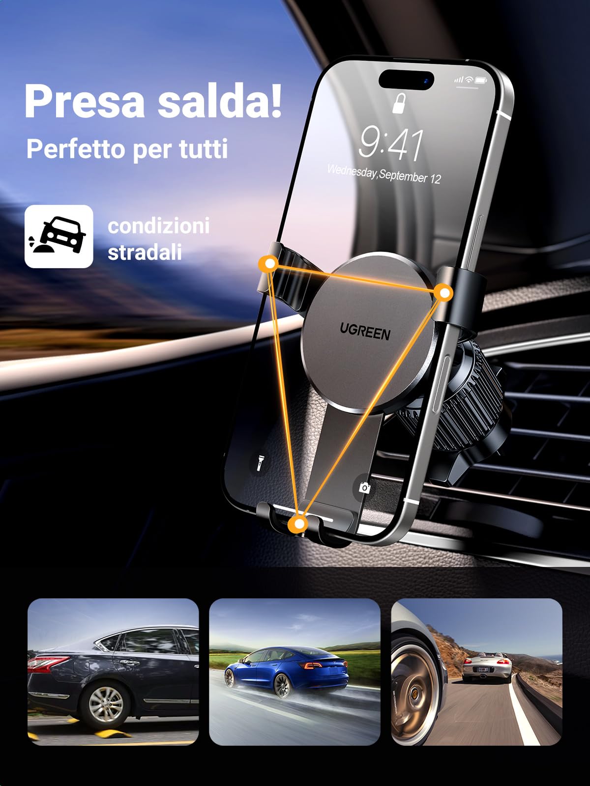 ugreen-supporto-telefono-auto-a-gravit-bocchetta-aria-360-5-8-7-2 image 4