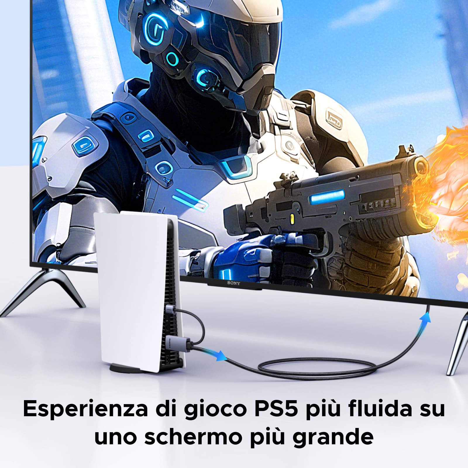 ugreen-cavo-hdmi-a-displayport-4k-60hz-2m-bidirezionale-con-usb-a image 8