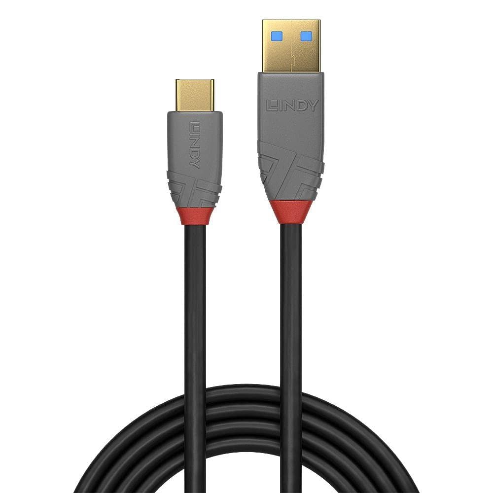 lindy-cavo-usb-3-1-tipo-c-a-a-anthra-line-5a-1m-10gbps image 4